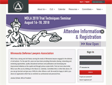 Tablet Screenshot of mdla.org